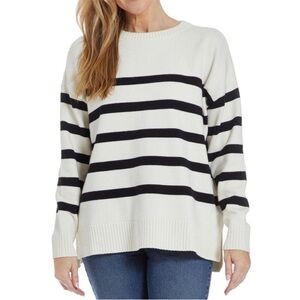 French Connection black and white striped sweater